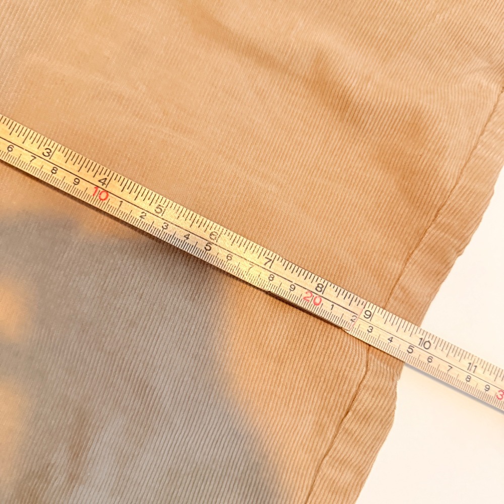 Brooks Brothers Red Fleece Corduroy Pants Mens 34x32 Tan Straight Leg 5-Pocket - Picture 8 of 9